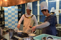 日本トリム母の日イベント調理の様子2
