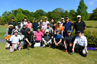 日本トリムゴルフコンペ集合写真