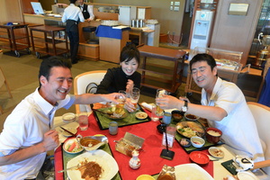 日本トリムゴルフコンペ昼食